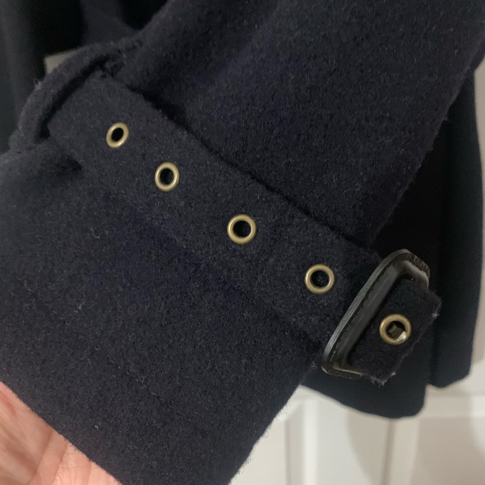 Burberry Brit men's navy wool coat size L - Picture 7 of 16